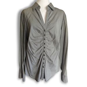 NY&C Polka Dot Button Down Shirt